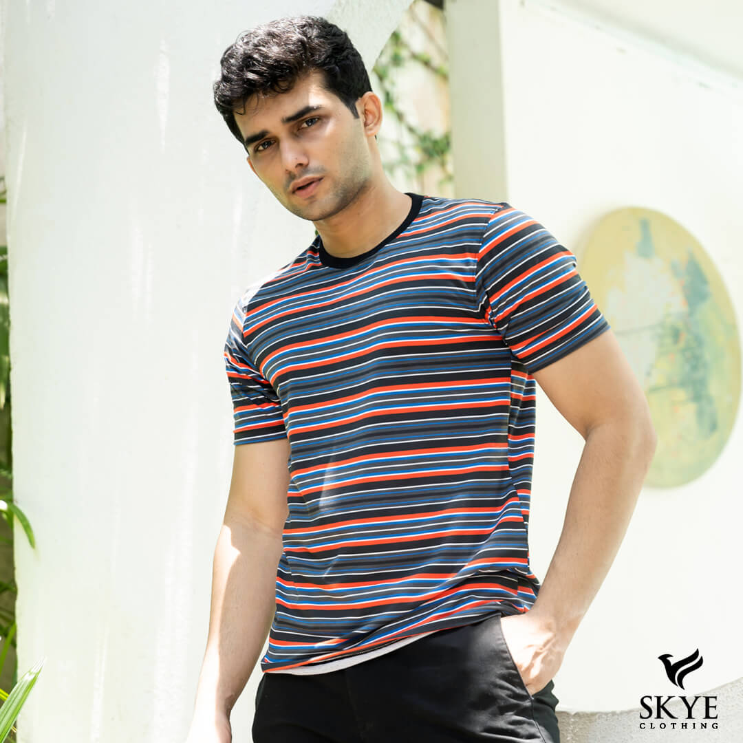 Short Sleeve Patterned Tee – 1RSR