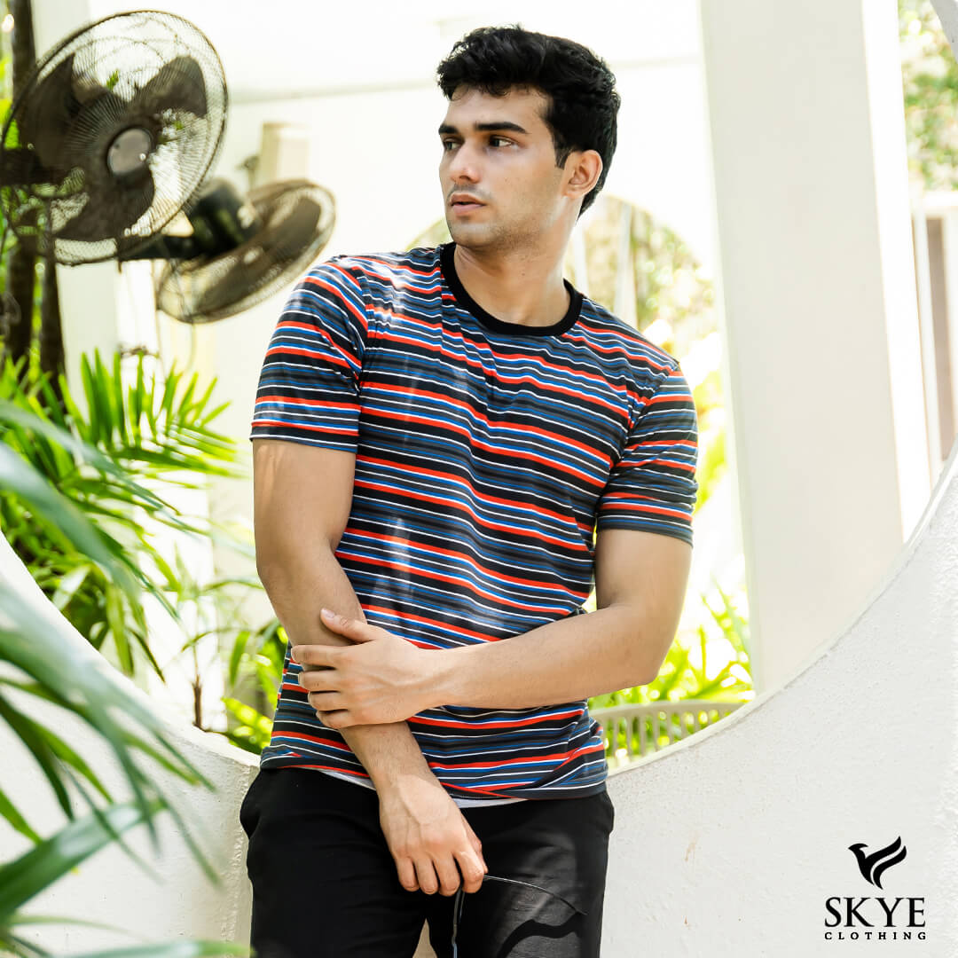 Short Sleeve Patterned Tee – 1RSR