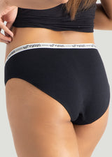 VYAYA Black Mid Rise Brief