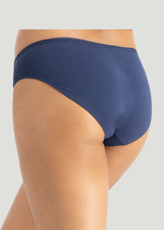 VYAYA Navy Blue Low Rise Brief
