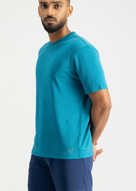 VYAYA Teal Blue Training Tee