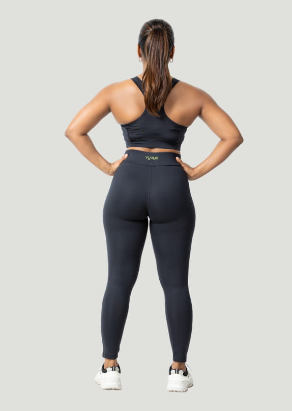 VYAYA Jet Black Performance Legging