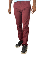 Spanchino - Mens Maroon Chino Fit Pants