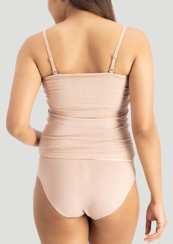 VYAYA Nude Strappy Tube