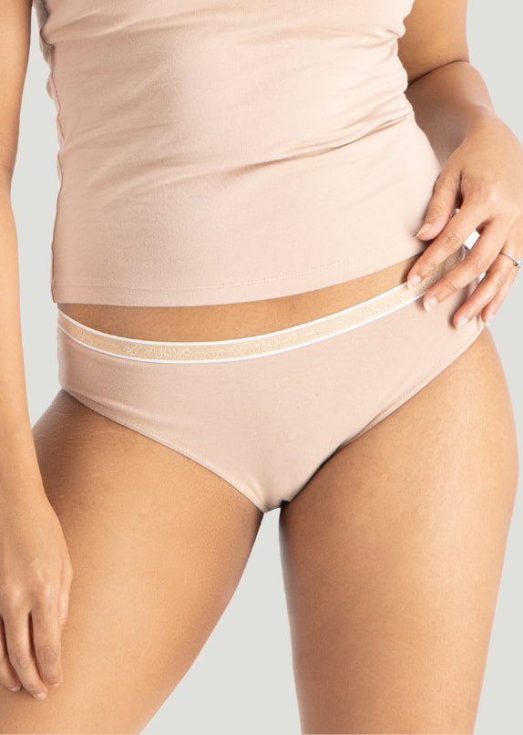 VYAYA Nude Mid Rise Brief