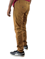 Spanchino - Mens Brown Chino Fit Pants