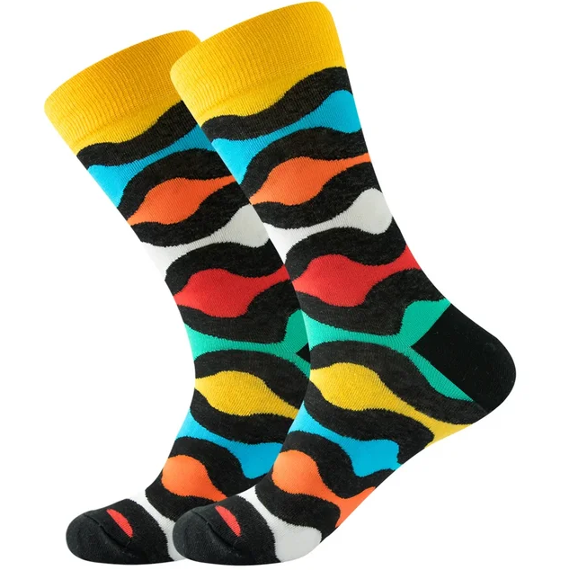 Carnival Wave Designer Socks