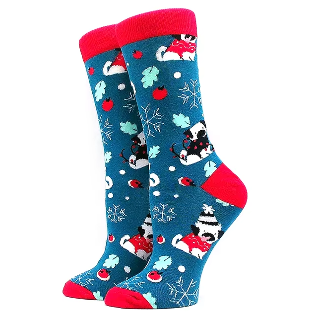 Festive Paws Designer Socks