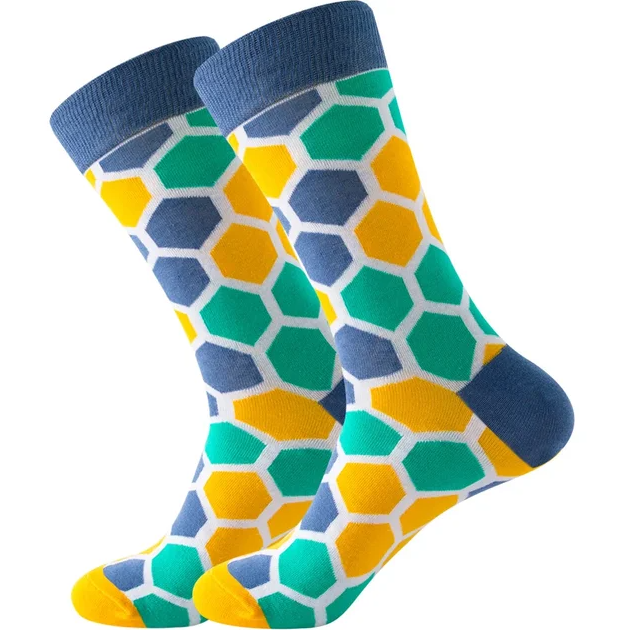 Honeycomb Happiness Designer Socks