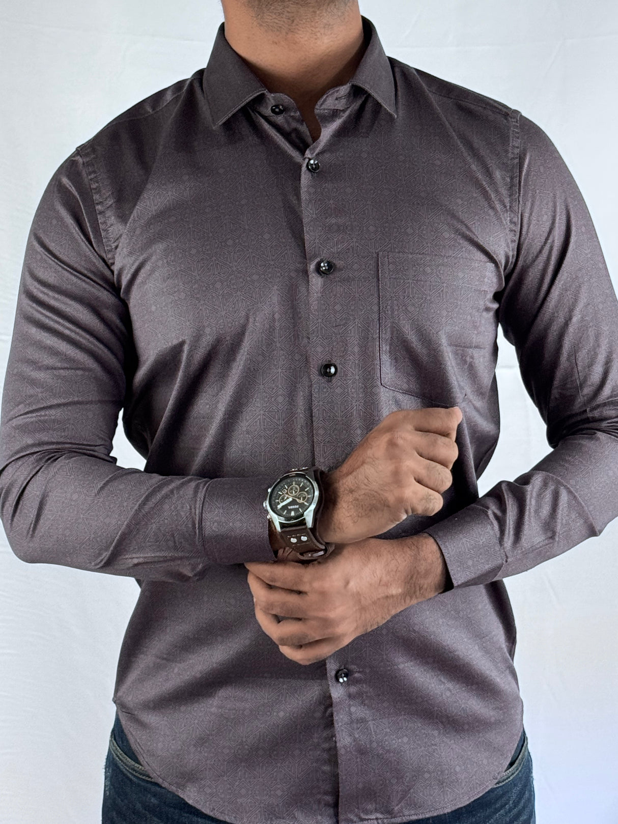 Printed Pattern Giorhudson Italiano Shirt