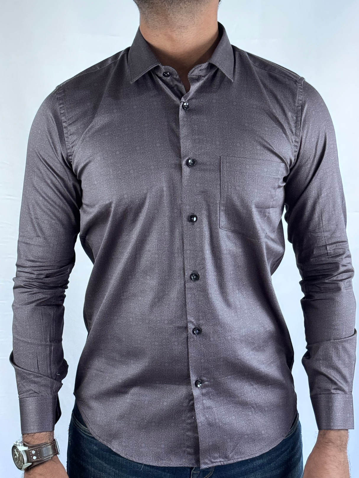 Printed Pattern Giorhudson Italiano Shirt