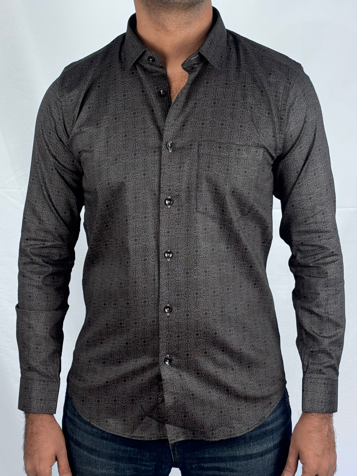 Printed Pattern Giorhudson Italiano Shirt