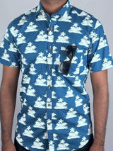 Tropical Printed Giorhudson Italiano Shorts Sleeve Shirt