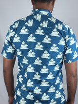 Tropical Printed Giorhudson Italiano Shorts Sleeve Shirt