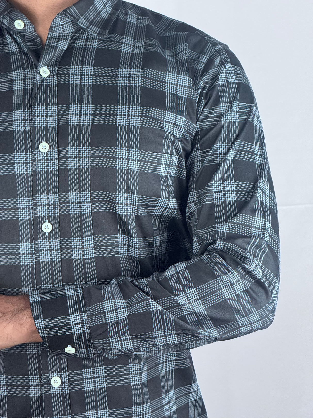 Checked Giorhudson Casual Wear Shirt