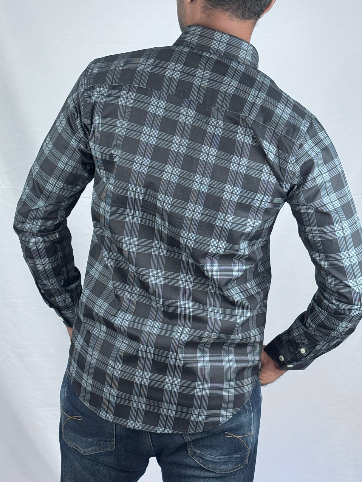 Checked Giorhudson Casual Wear Shirt
