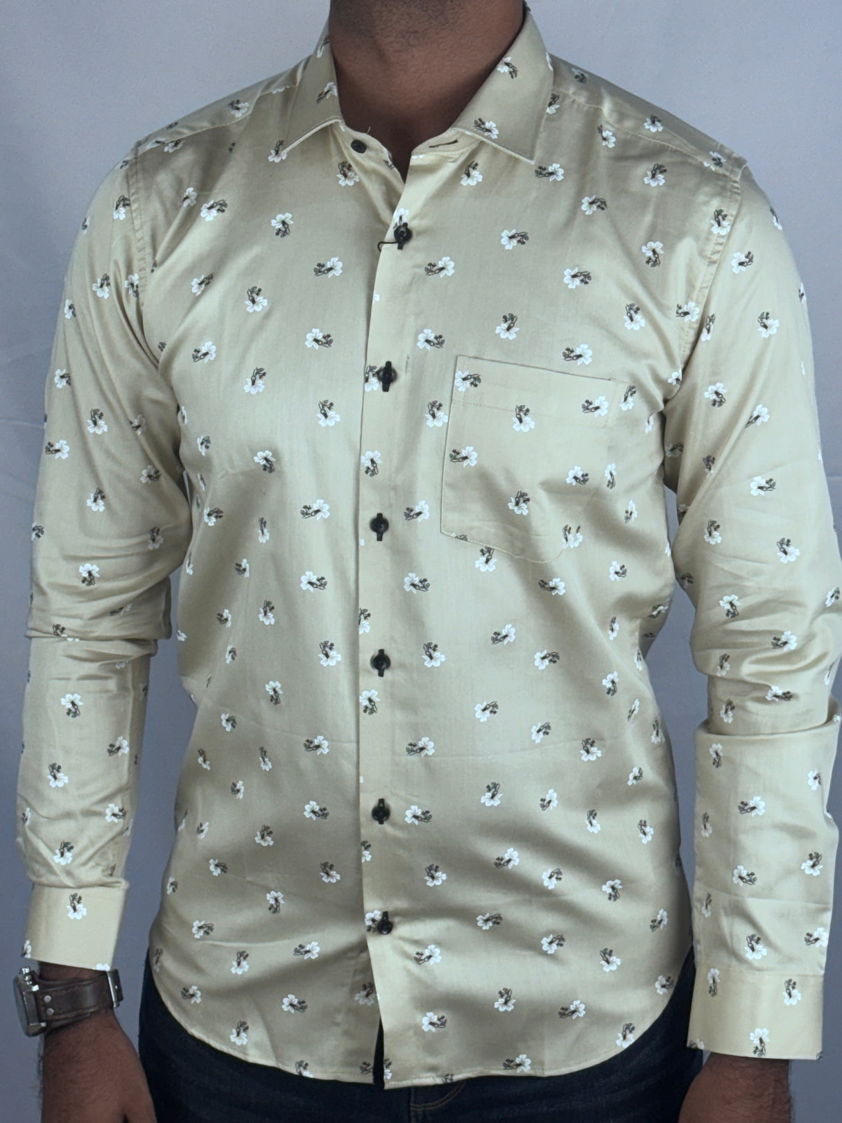 Printed Floral Giorhudson Italiano Shirt