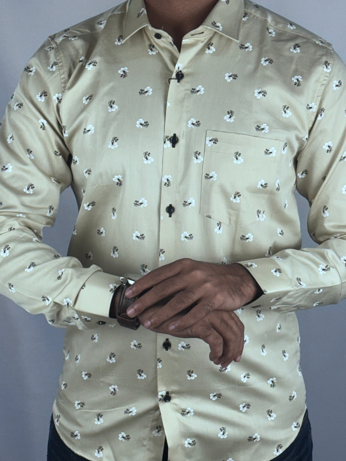 Printed Floral Giorhudson Italiano Shirt