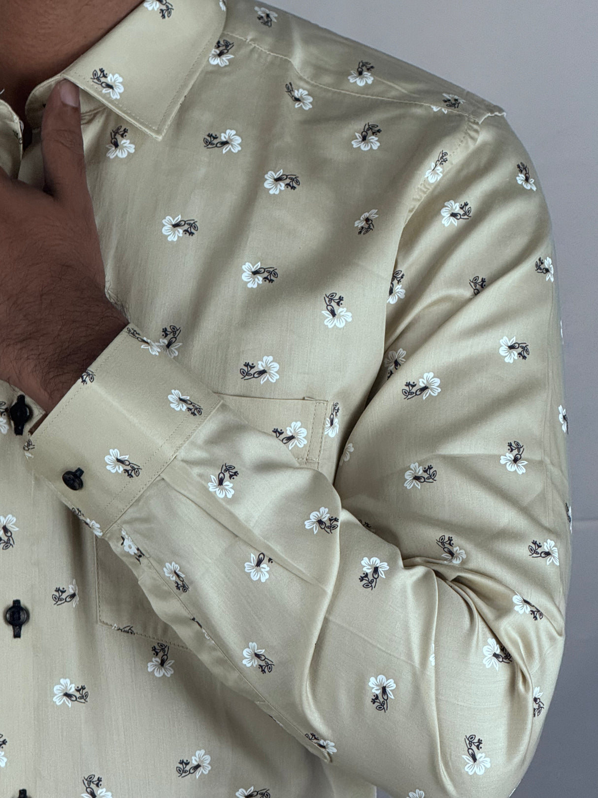 Printed Floral Giorhudson Italiano Shirt