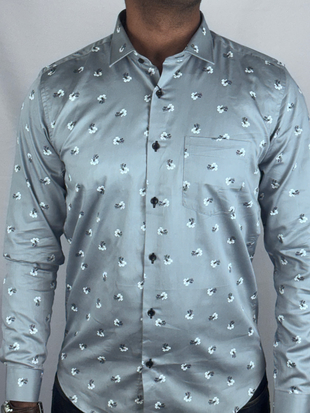 Printed Floral Giorhudson Italiano Shirt