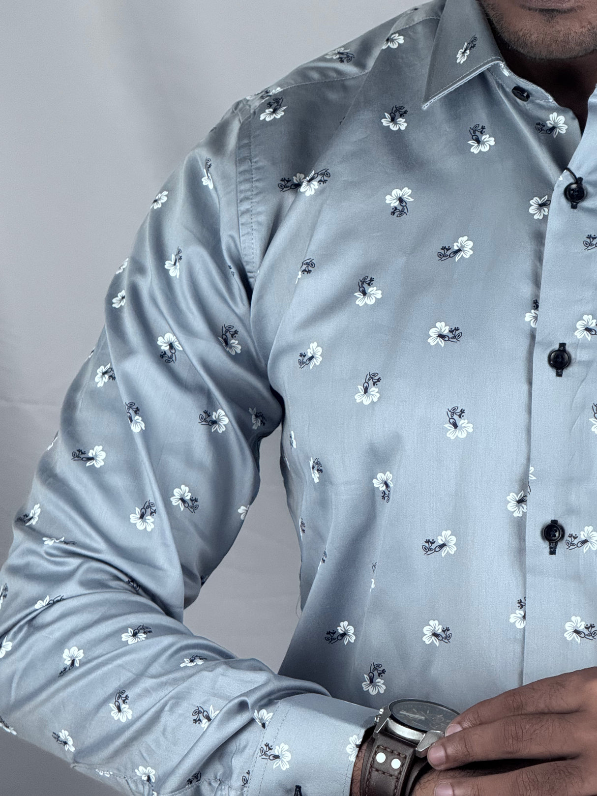Printed Floral Giorhudson Italiano Shirt