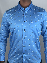 Printed Floral Giorhudson Italiano Shirt