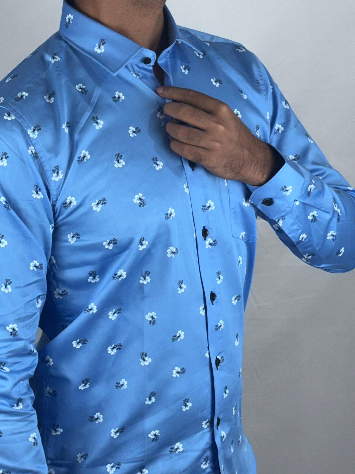 Printed Floral Giorhudson Italiano Shirt