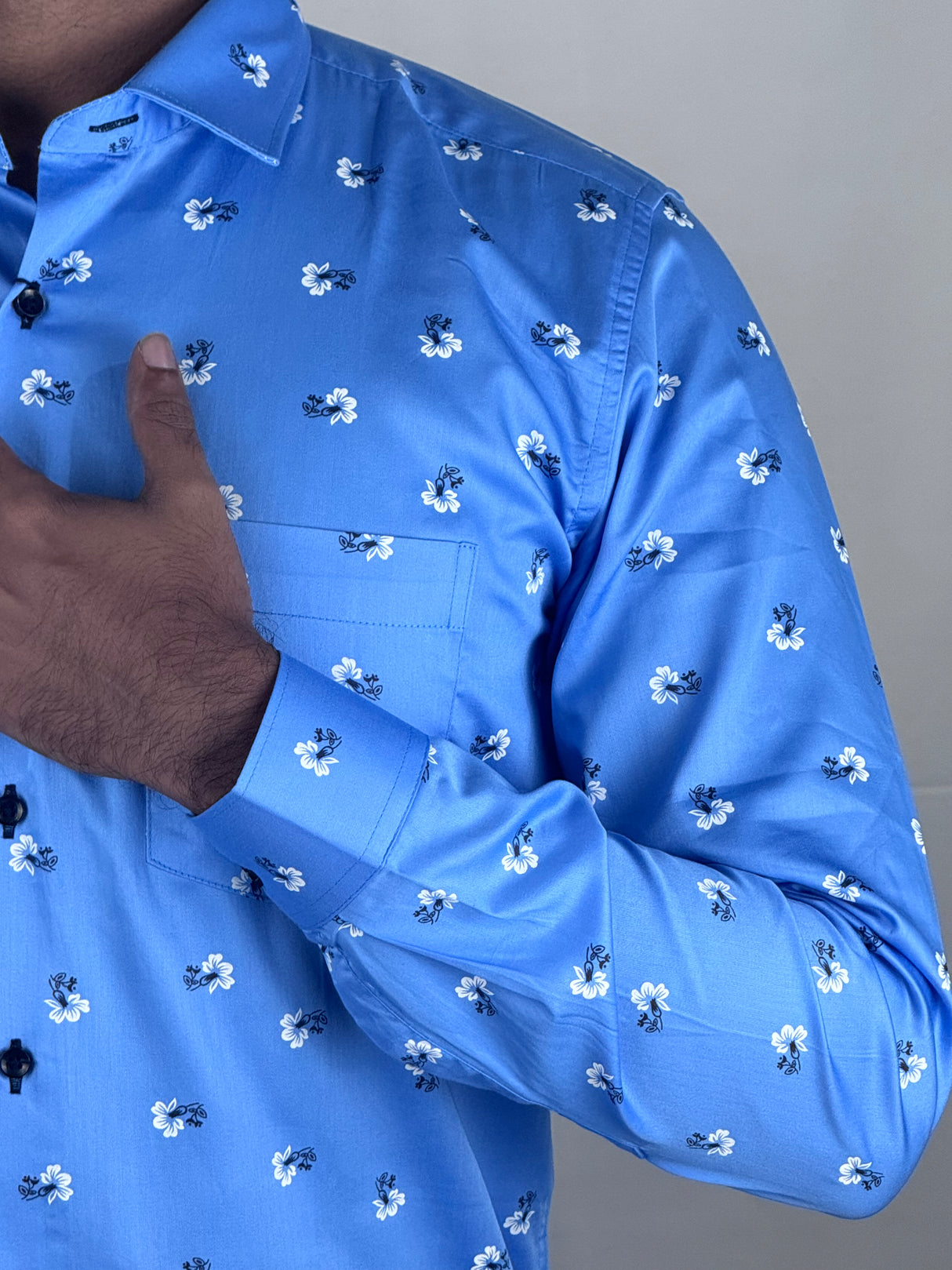 Printed Floral Giorhudson Italiano Shirt