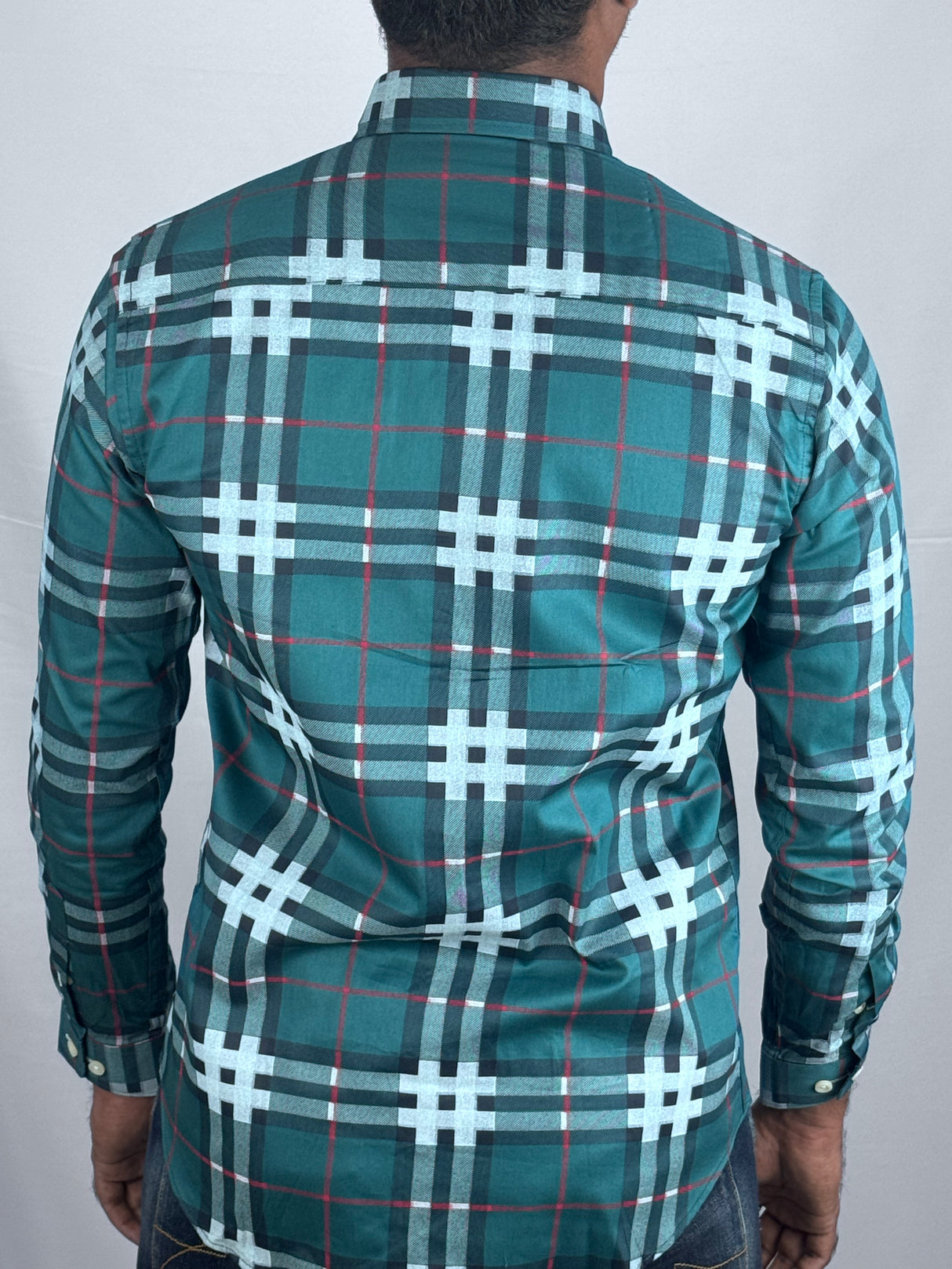 Checked Giorhudson Casual Long Sleeves Shirt