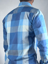 Checked Giorhudson Casual Wear Long Sleeves Shirt