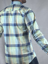 Checked Giorhudson Casual Wear Long Sleeves Shirt