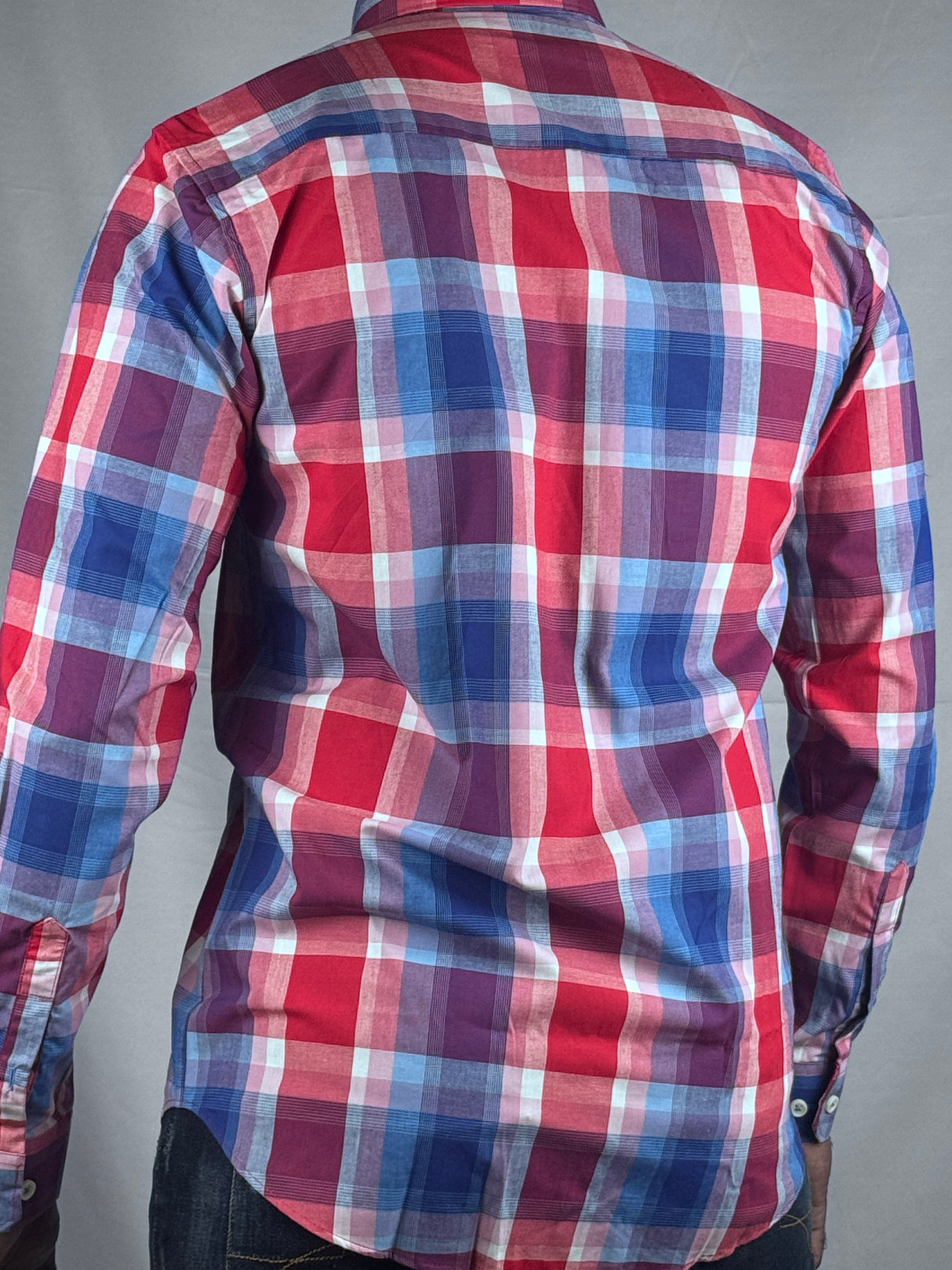 Checked Giorhudson Casual Wear Long Sleeves Shirt