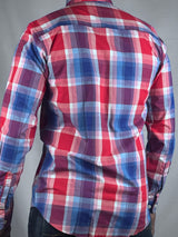 Checked Giorhudson Casual Wear Long Sleeves Shirt