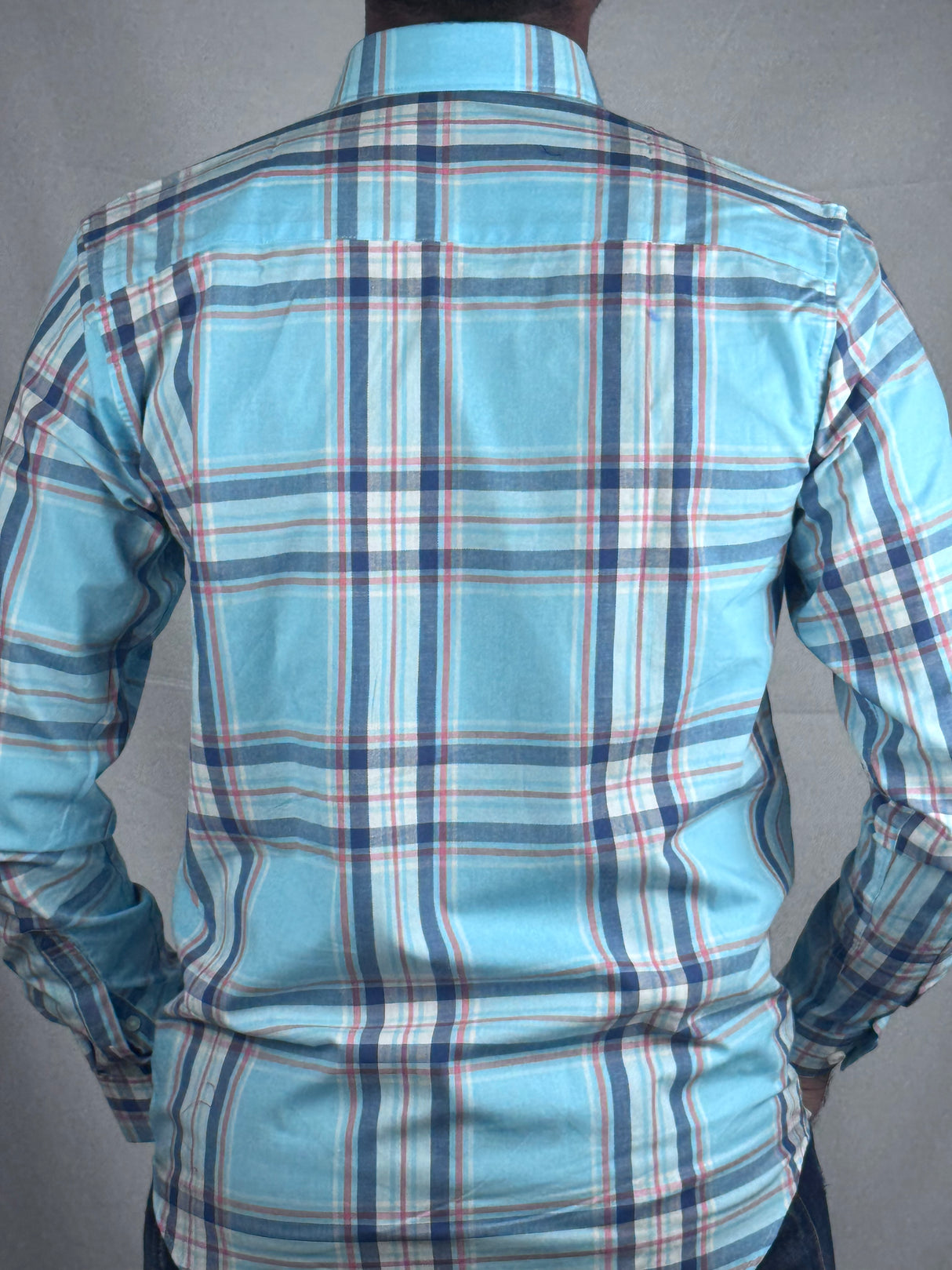 Checked Giorhudson Casual Wear Long Sleeves Shirt