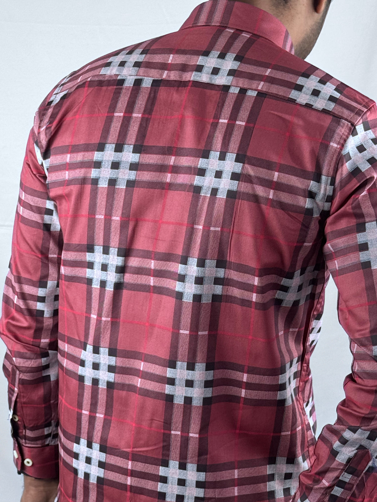 Checked Giorhudson Casual Long Sleeves Shirt
