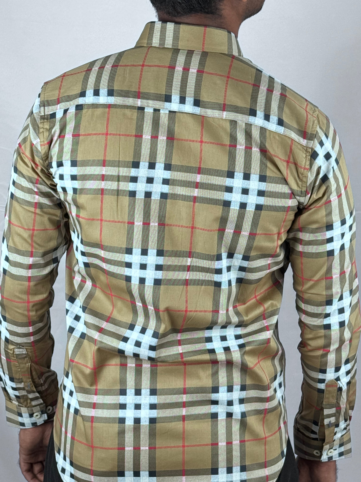 Checked Giorhudson Casual Long Sleeves Shirt