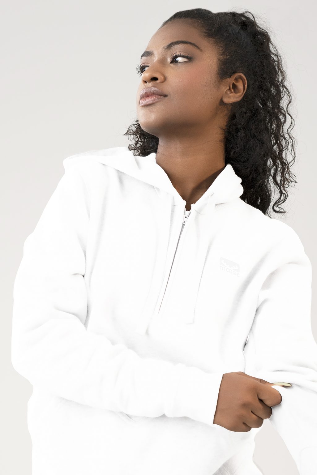 Moose Women’s Hoodie - White One