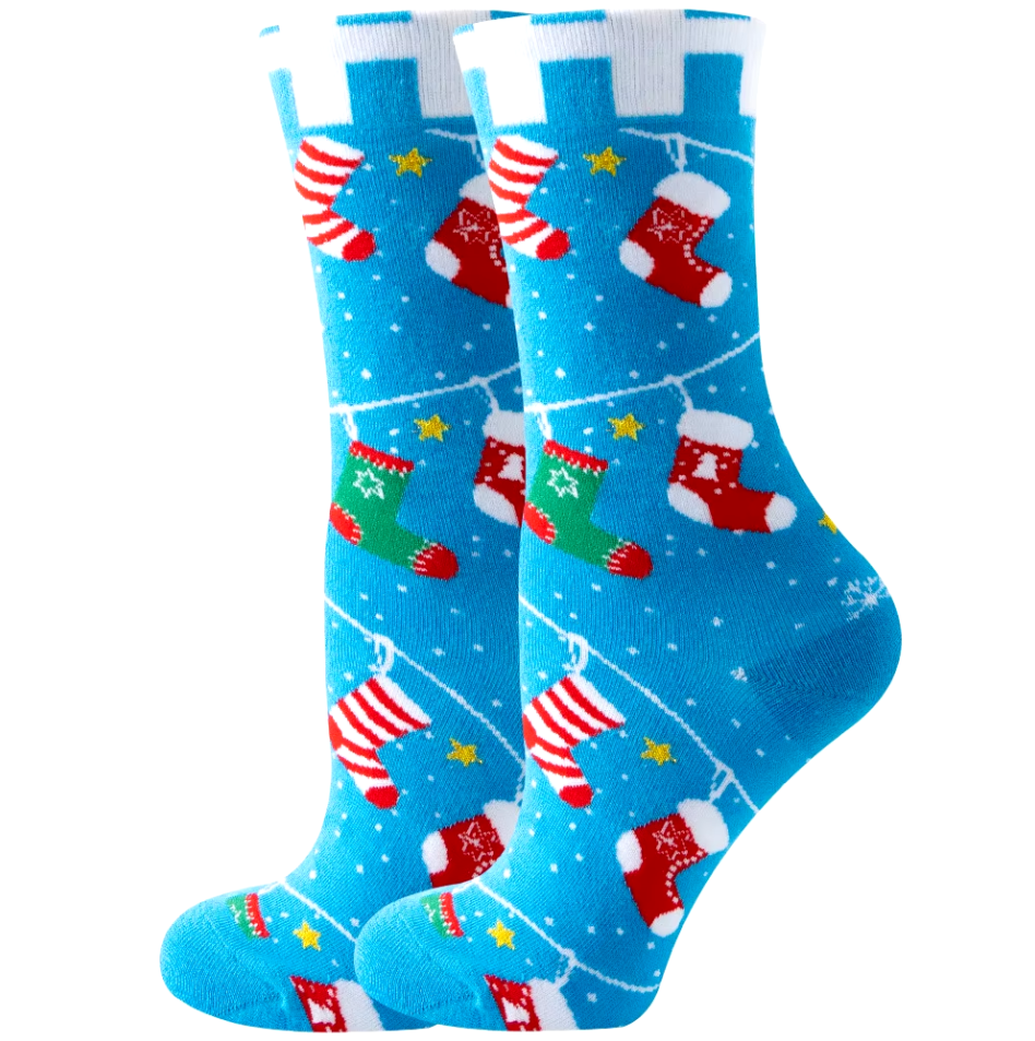 Merry Mistle-Toes Designer Socks