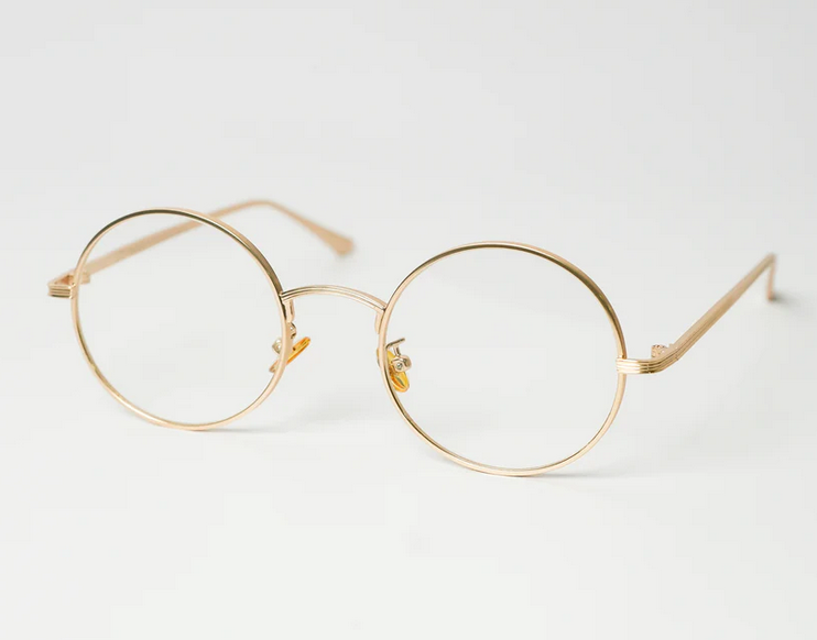 Steve Round Nerd Clear Glasses