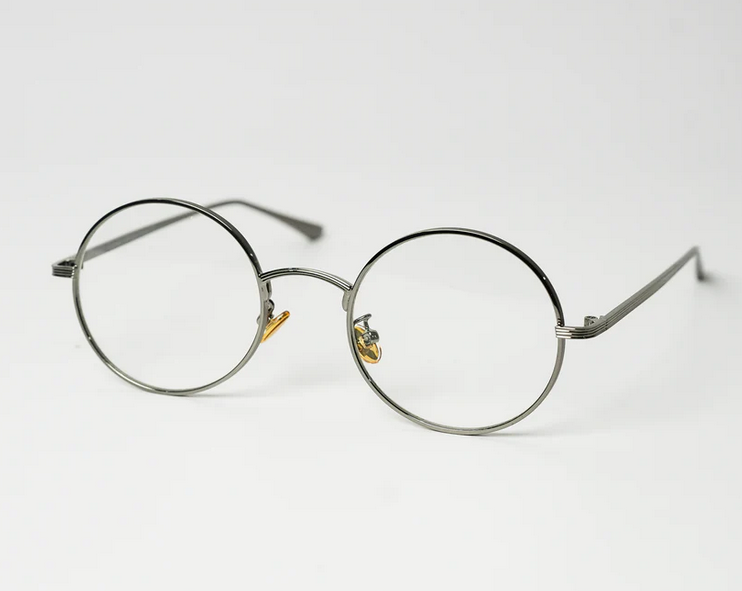 Steve Round Nerd Clear Glasses