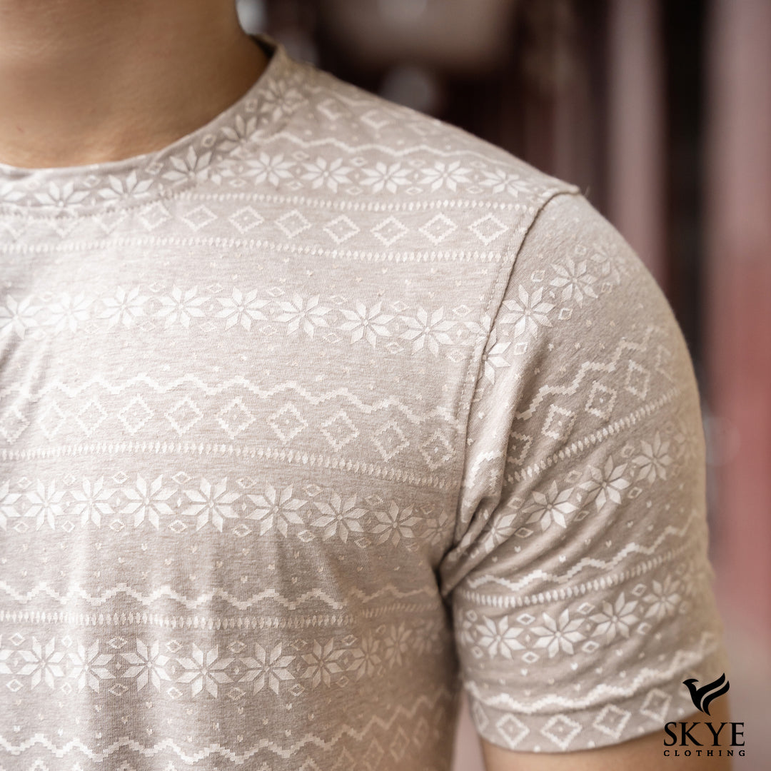 Short Sleeve Patterned Tee – 2CHP