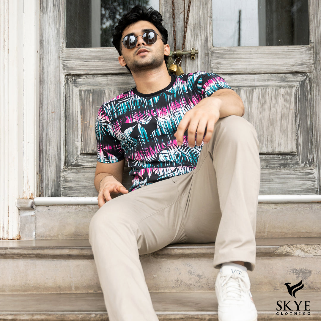 Short Sleeve Patterned Tee – 2OGP