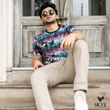 Short Sleeve Patterned Tee – 2OGP