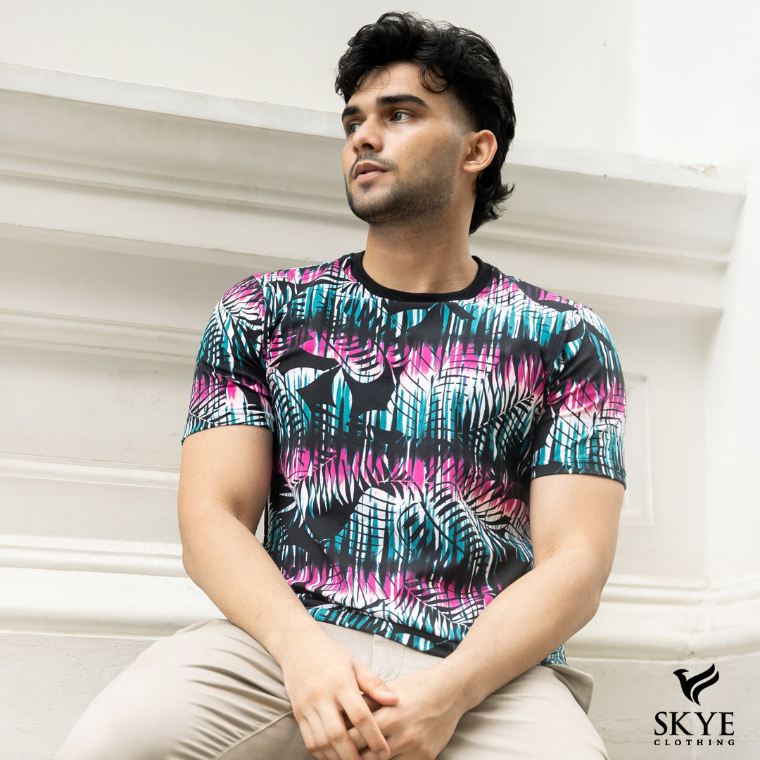 Short Sleeve Patterned Tee – 2OGP
