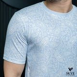 Short Sleeve Patterned Tee – 3LBP