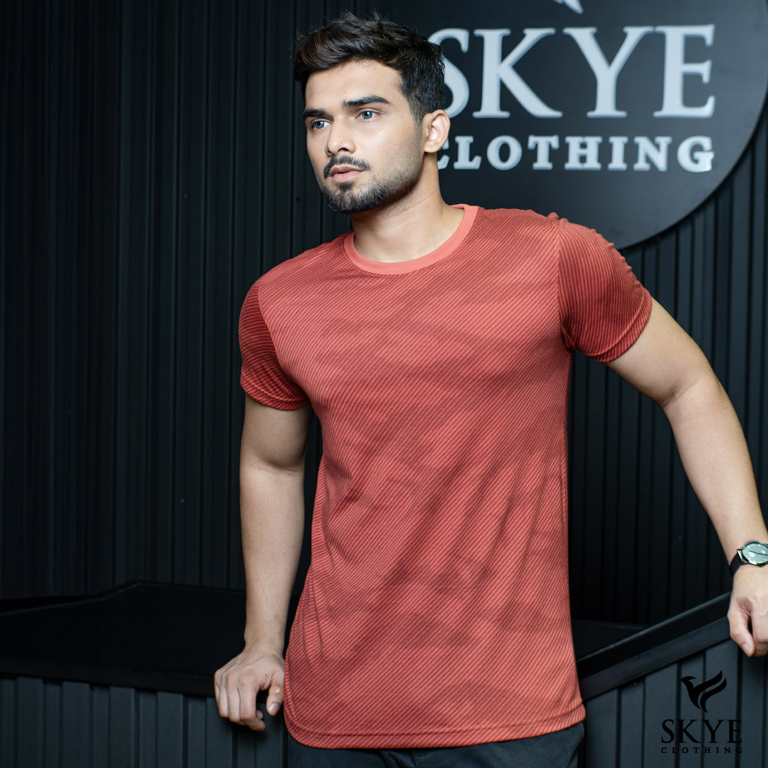 Short Sleeve Patterned Tee – 3OTG