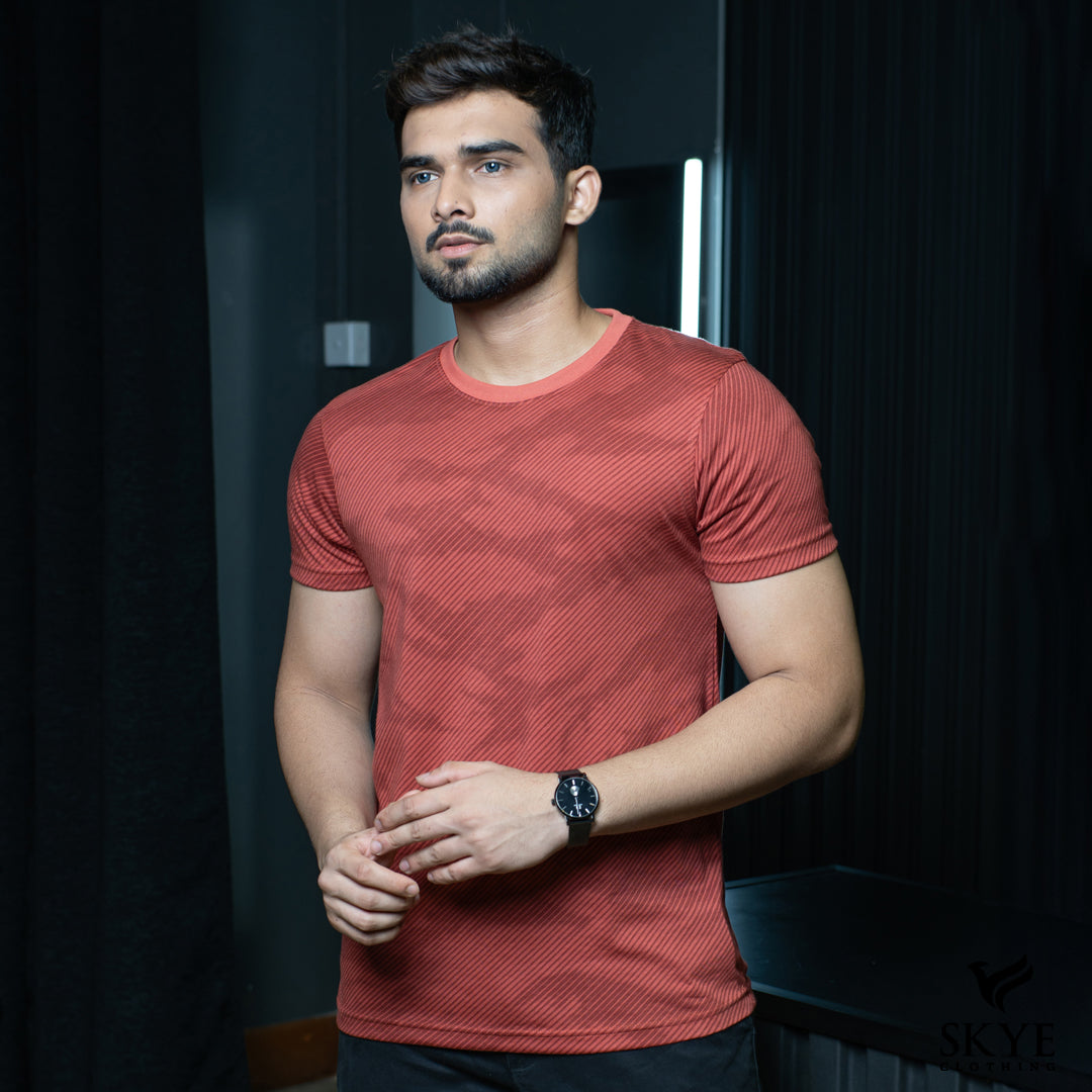 Short Sleeve Patterned Tee – 3OTG