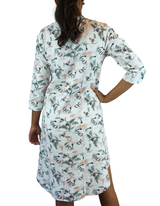 Printed Linen Dress By M&M Linen Collections