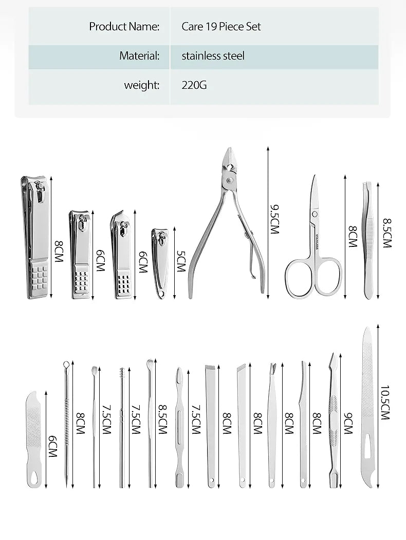 18 Pcs Nail Clipping Set - FS0010