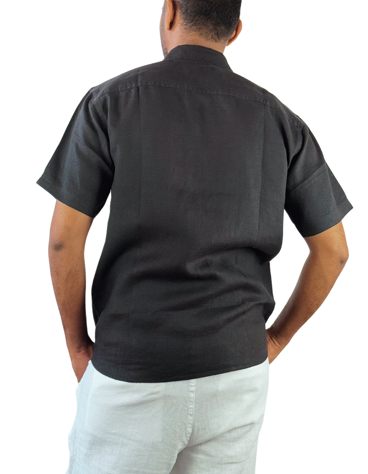 Shorts Sleeve Linen Slim fit Shirts by M&M Linen